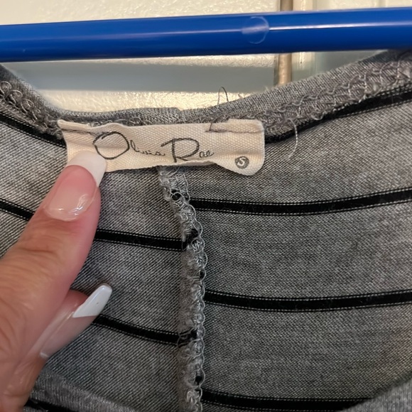 Olivia Rae Sundress. Small. Grey & Black. - Picture 3 of 3